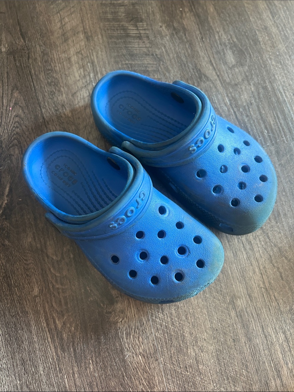 CROCS Kids Blue Classic Clogs